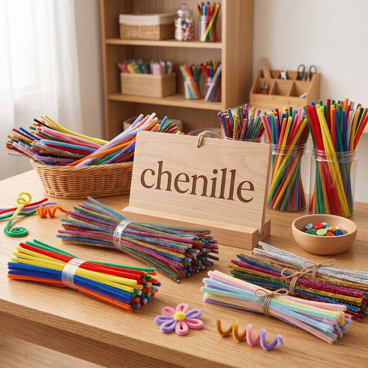 Chenille o Limpiapipas de Colores